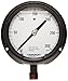 Ashcroft Duragauge Type 1379 Solid Front Aluminum Case Glycerin Filled Pressure Gauge, 316 Stainless Steel Bourdon Tube and Tip, 316 Stainless Steel Socket, 4-1/2" Dial Size, 1/2" NPT Lower Connection, 0/300 psi Pressure Range
