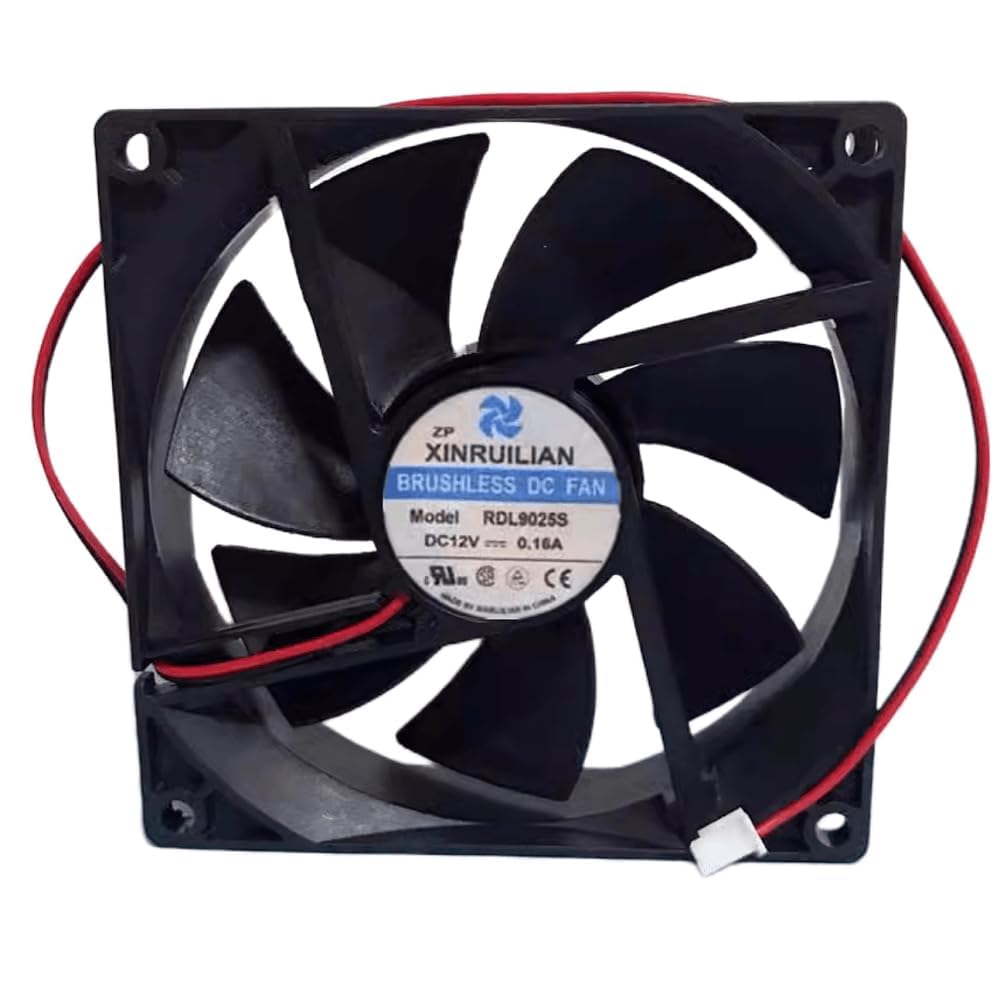 for RDL9025S DC12V 0.16A 9025 2-Wire Refrigerator Cooling Fan