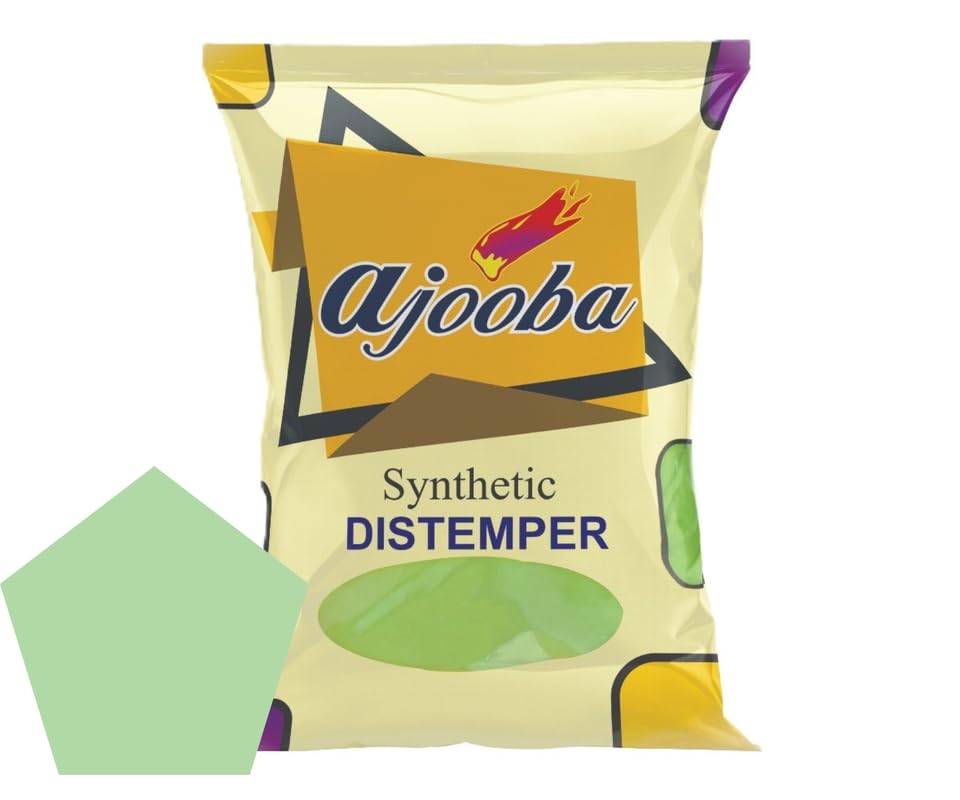 Image of Ajooba Synthetic Distemper Wall Paint | Smooth Finish | High Coverage | Interior Wall Paint | Easy Application