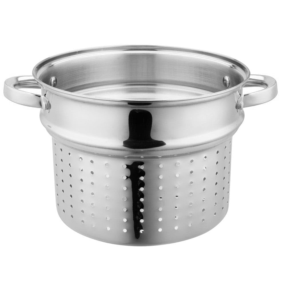 3-tlg Edelstahl Nudeltopf Nudelkocher Pastatopf Pasta-Kocher 7.5L 24cm Topf Kochtopf KLAUSBERG