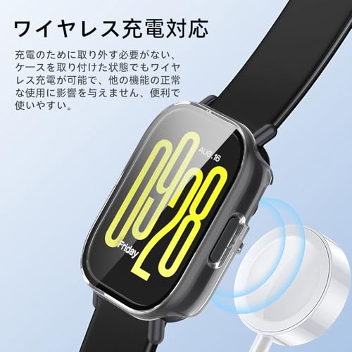 Image of For Redmi Watch 5 Active Dedicated Case, Lightweight, PC + Tempered Glass, For Redmi Watch 5 Active, Protective Cover, 9H Hardness, Easy Installation, Integrated Protection, Scratch Resistant