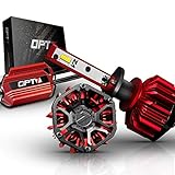 OPT7 FluxBeam H1 LED Headlight Kit w/Clear Arc-Beam Bulbs - 60w 7,000Lm 6K Cool White CREE - 2 Yr Warranty
