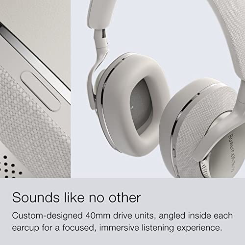 Image of Bowers & Wilkins Px7 S2 Over-Ear Headphones - Advanced Noise Cancellation, Technical Fabrics, 30-Hour Battery Life, 15-Min Quick Charging, Grey