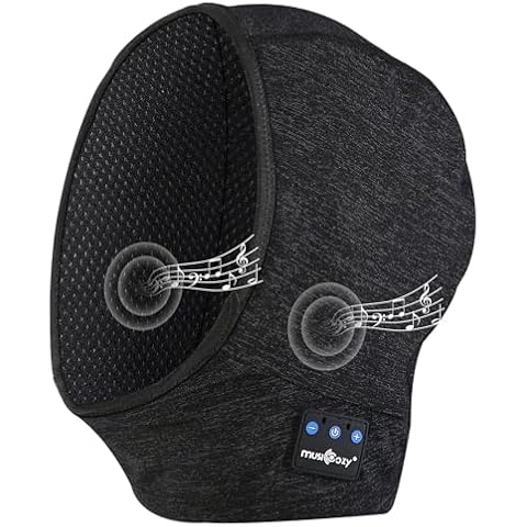 MUSICOZY Balaclava Ski Mask with Bluetooth 5.4 Headphones, Winter Thermal Face Mask, Windproof Neck Warmer for Outdoor Sports Cover