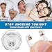 Anti snoring Devices Solution clipple Silicone Magnetic Anti Snore Transparent Silicone Stop Snoring Silicone Magnetic Anti Snore Clip Snore Stopper Nose Clip Stop