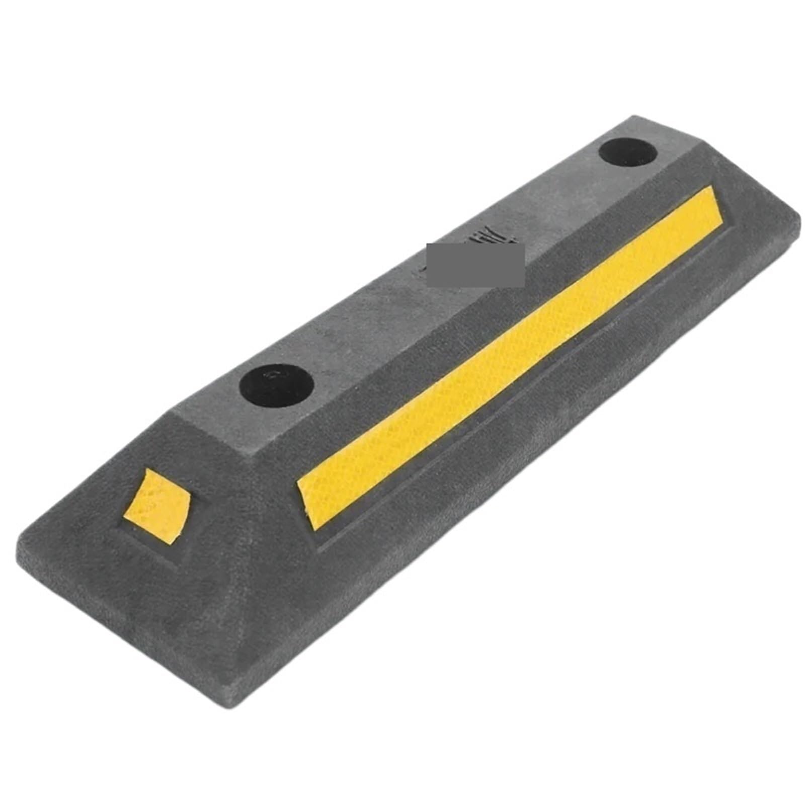 Robuster Gummi-Parkblock, Garagenzubehör, Radstopper, Reflektierendes Klebeband, Bordsteinstopper for Autos, Auffahrt, LKW, Garage, Parken Für PKW