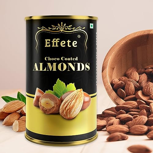 Image of Effete Choco Coated Almonds - 96gm, Chocolaty Dryfruits, Almonds chocolates packet, Chocolicious Almonds, center filled chocolate, center filled candy, chocolates gift pack, chocolate box
