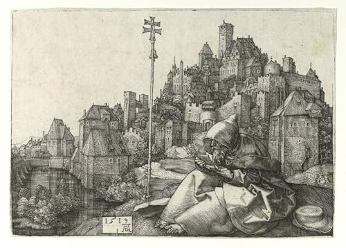 Toile Albrecht Dürer Saint Antoine pour valoriser un salon vide