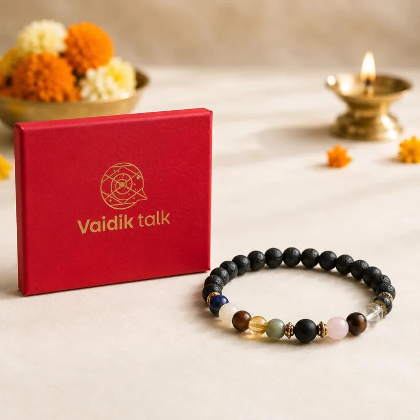Image of Beaded Bracelet for Men & Women | Stretchable Handmade Prayer Meditation Yoga Wrist Bracelet | Stylish Everyday Wear | Free Size