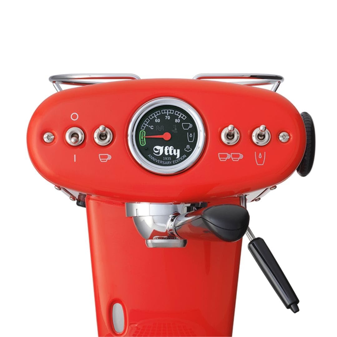 illy X1 Anniversary - Compatible con ESE y café molido, color rojo