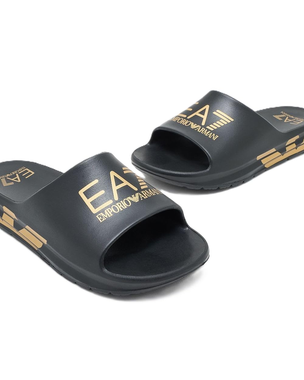 EA7 Slipper uomo Emporio Armani black/gold US26EA12 7X000356 AF18618 MC021