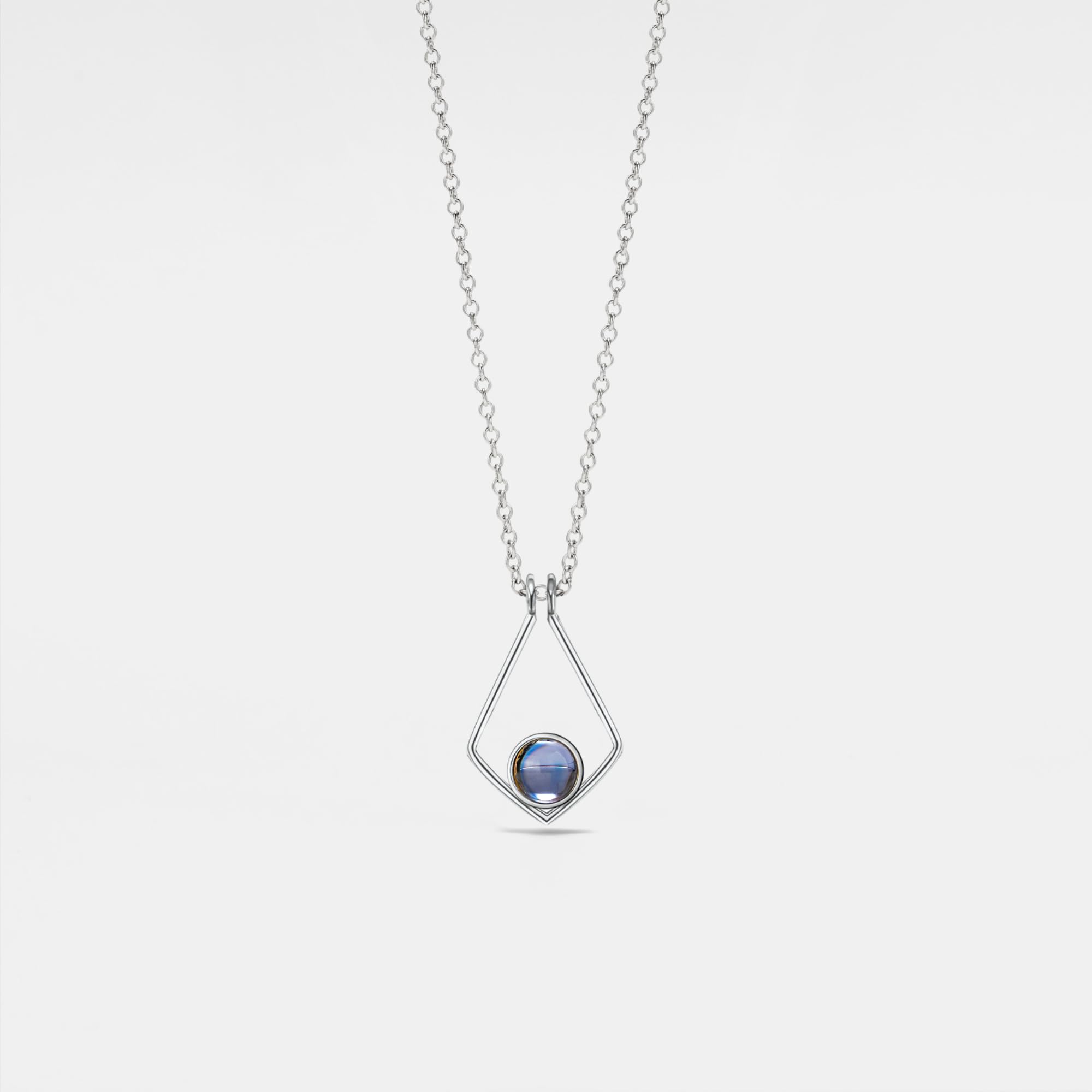 PERIMADE Collana con proiezione di immagini personalizzata, ciondolo con foto personalizzate con testo e amore in 100 lingue all'interno, collana con ciondolo per anello commemorativo personalizzato