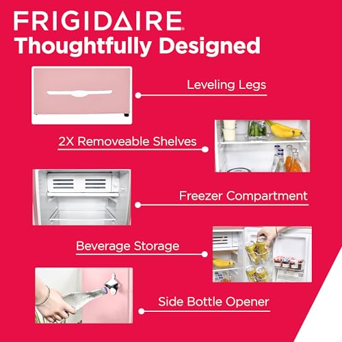 image for Frigidaire Retro Compact Fridge with Chiller, 3.2 cu ft Countertop Fri
