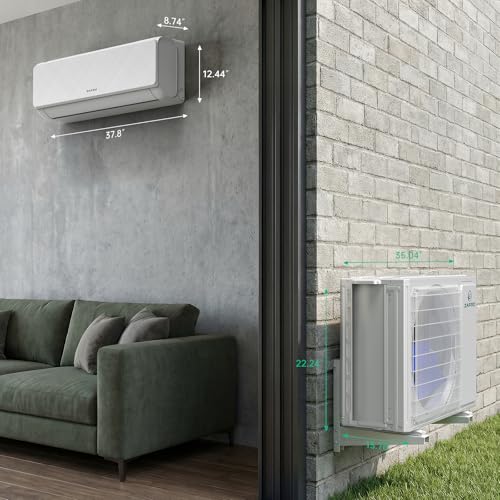 Image of ZAFRO 18000 BTU Mini Split AC /Heating System 19 SEER2, 208-230V Inverter