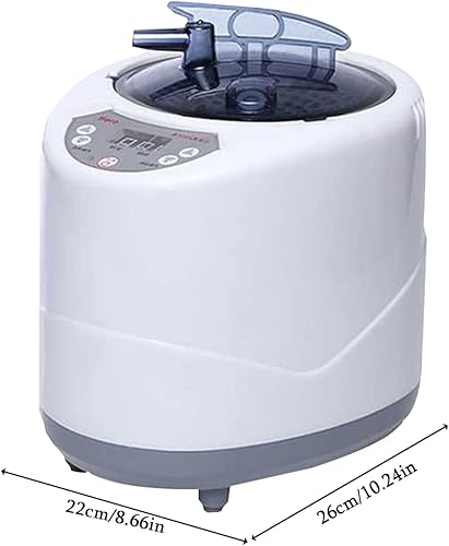 Miniatura 3 de Vaporizador de sauna de 2 litros, generador de vapor portátil de sauna, máquina de fumigación de spa en casa, olla de vapor de terapia de acero