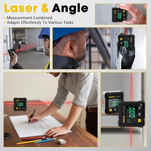 Double laser magnétique outil de mesure et traçage mural horizontal vertical