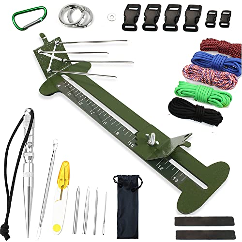 YuCool Lot De 8 Aiguilles En Acier Inoxydable Pour Paracorde FID Avec Sac En Tissu Pour Bracelets, Tissage, Lacets, Décoration De Vêtements