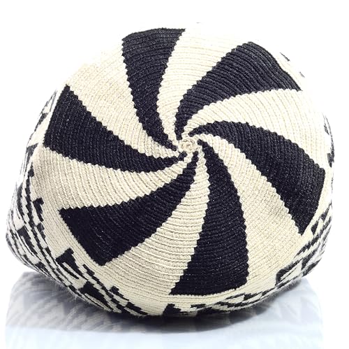 Image of WYOU Designer Wayuu Hand-Crochet Woven Summer Beach Bag for Everyday, Travel-Large Beachy Purse, Colorful Purses for Women