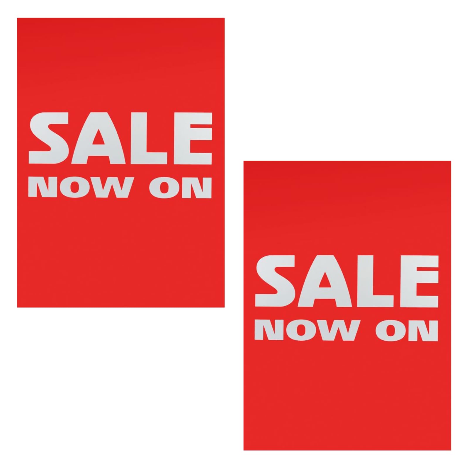 A1 Sale Posters Pack | Eye-Catching Store Display Signs for Retail | Clearance, Discounts, Special Offers, Huge Savings | Bright Colors (2, Sale Now On (59.4cm x 84.1cm))