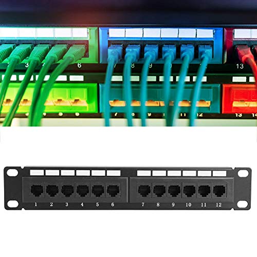 Rack de cabo CAT6A, painel de remendo de rede de plástico RJ45 PPO + PC 5 / categoria 6 rack de cabo