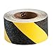 Brady 92417, 3" x 18 Yds. Hazard Marking Tape w/Legend: "Black & Yellow Diagonal Warning Stripes", (5 Rolls)