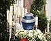 MEMORIALS 4U Elite Cloud Blue and Silver Cremation Urn for Human Ashes - Handcrafted Funeral Urn - Affordable Urn for Ashes - Urn Deals (Adult)