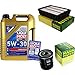 Produktbild Filter Set Inspektionspaket 5 Liter Liqui Moly Motoröl Longlife III 5W-30 MANN-FILTER Luftfilter Ölfilter