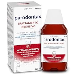 Parodontax Collutorio Clorexidina Trattamento Intensivo, Azione antibatterica e antiplacca per igiene dentale, Collutorio uso quotidiano, senza alcol, 300 ml