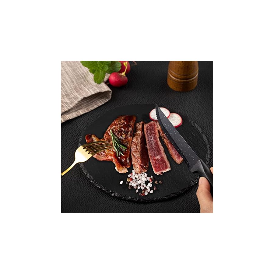 Kitchen-Knife-Set-Non-Stick-14-Pcs-Knives-Set-with-Block-Sharp-Stainless-Steel-Knife-Sets-Contain-6-Steak-Knives-Clear-Acrylic-Stand-Nonstick-Chef-Knife-Best-Gift Kitchen Knife Set Non Stick 14 Pcs Knives Set with Block Sharp Stainless Steel Knife Sets Contain 6 Steak Knives, Clear Acrylic Stand Nonstick Chef Knife Best Gift