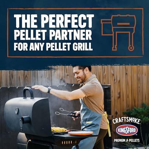 Image of Kingsford Craftsmoke Premium Grilling Wood Pellets, Mesquite BBQ Pellets for Grilling, 100% Natural Hardwood, 20 pounds