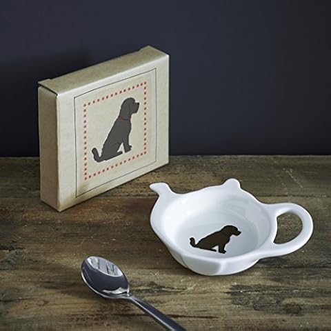 Cockapoo Shaped Teabag Dish by Sweet William Cover