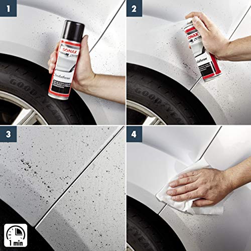 SONAX TeerEntferner (300 ml) löst schonend und gründlich Teer-, Ölflecken und andere Verschmutzungen von Lack und Chrom | Art-Nr. 03342000