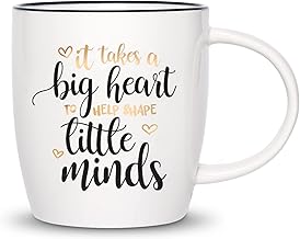 CARAKNOTS Teacher Mug Teacher Gifts Teacher Appreciation Gifts for Women Graduation Gifts for Teachers from Students Thank You Christmas End of Year Teacher Gifts from Students Coffee Mug Cup Ceramic