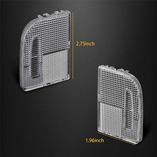 Image of Interior Dome Light Cover Roof Map Light Lens 34401-SDA-A21 34402-SDA-A21 Right Left Side Compatible with Honda Accord Hybrid Civic Element Odyssey Pilot Ridgeline with Sunroof Only