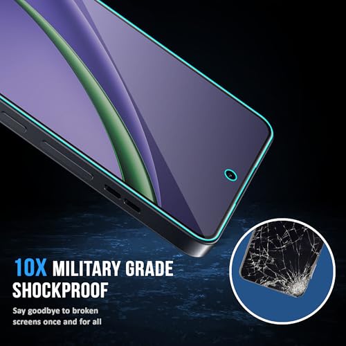 Image of FIRST MART Matte Anti-Glare Tempered Glass for Oppo K13 Turbo Pro and Oppo K13 Turbo With Installation Kit | Military-Grade Gaming Screen Protector & Cable Guard | Edge to Edge Coverage | Black