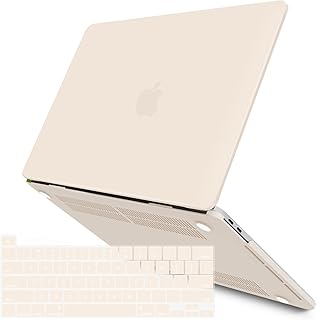 IBENZER Compatible with 2023 2022 M2 MacBook Pro 13 Inch Case 2021 2020 M1 A2338 A2289 A2251 A2159 A1989 A1706 A1708, Hard Shell Case&Keyboard Cover for Mac Pro 13, Nude,CA-T13NU+1