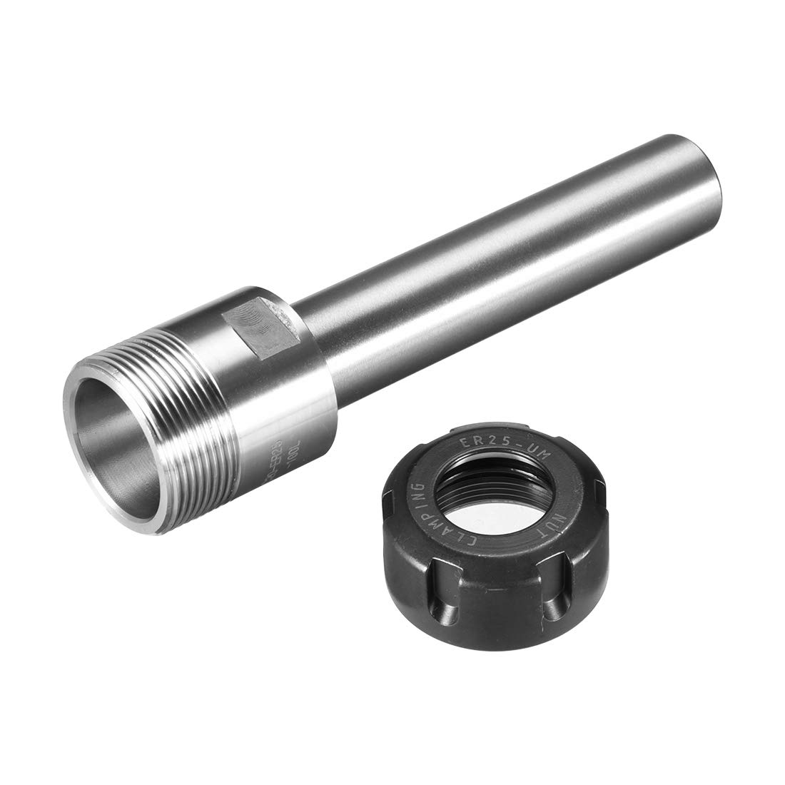 Sourcingmap C20 ER25 100L Router Collet Chuck Asta Estensione Asta Dritta CNC Fresatura Strumento Holder