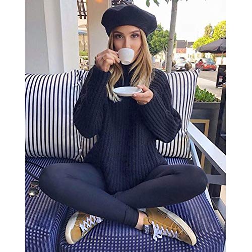 Pacote com 3 leggings para mulheres – calças de cintura alta slim controle de barriga para ioga, tre