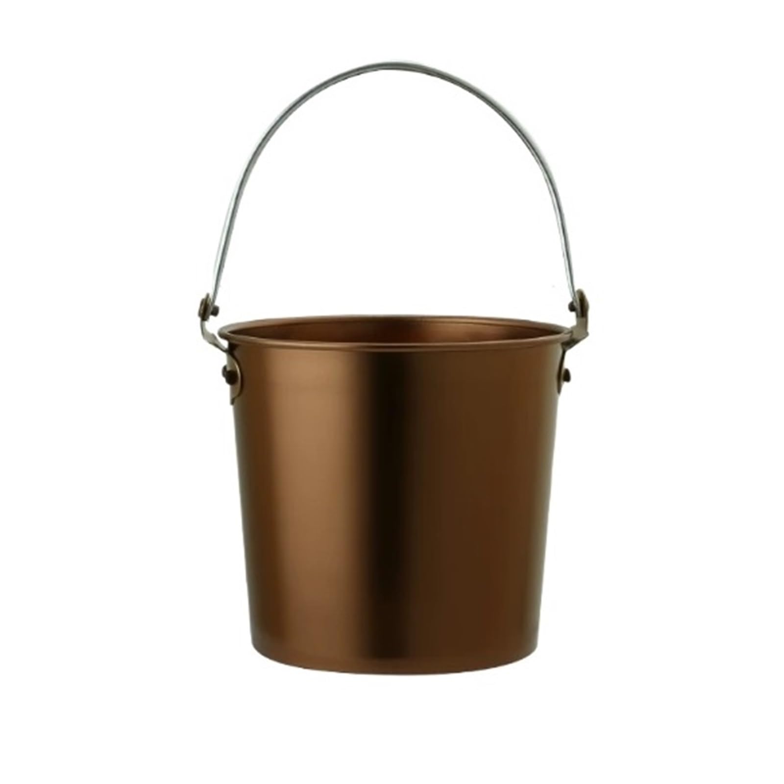 FZL02068LM Ice Bucket Portable Electroplated Ice Bucket Perfect for Parties Camping and Patios Wine Cooler