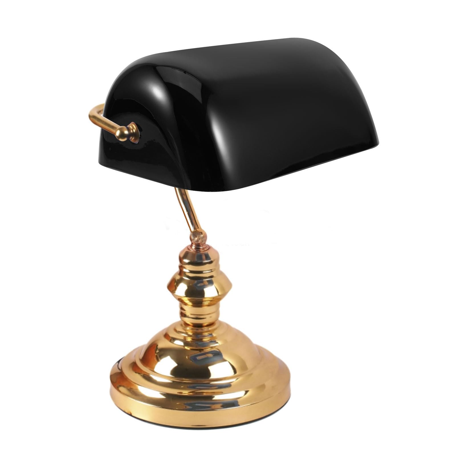 Paralume Banchiere in Vetro per Lampada da Tavolo Vintage Facile da Sostituire, Design Semplice e Delicato, Adatto per Negozi e Hotel