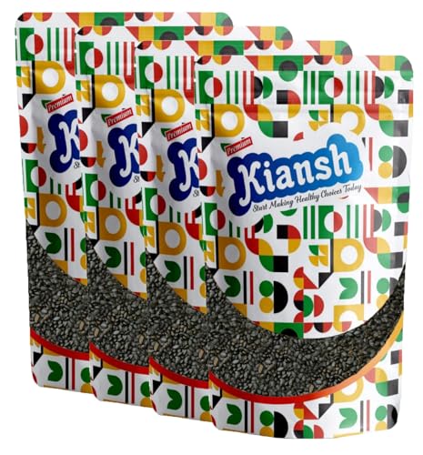 Image of Kiansh Seeds (Sabja /Basil Seeds, 1000g)