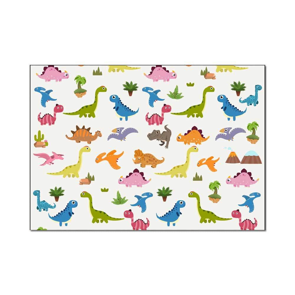 Tapis de Chambre d'enfant Marelle Dessin animé Mignon Animal Tigre Girafe, Chambre, Salle de Jeux, Jeux familiaux.-60x180cm