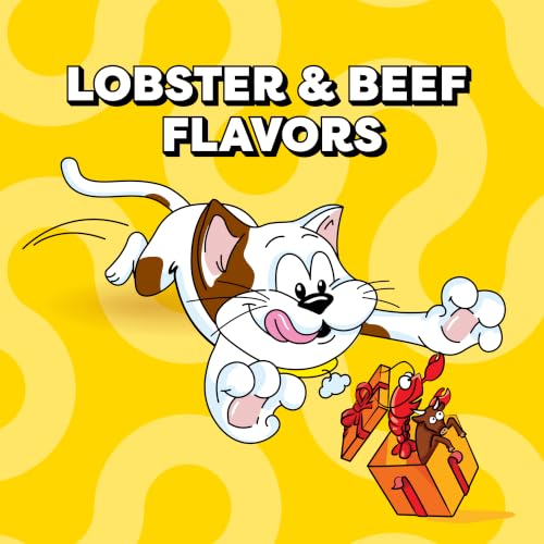 Temptations Birthday Crunchy and Soft Cat Treats, Lobster & Beef, 16 oz | Crunchy outside, soft inside, under 2 calories per treat, 100% complete & balanced for adult cats, stay-fresh resealable tub - Image 5