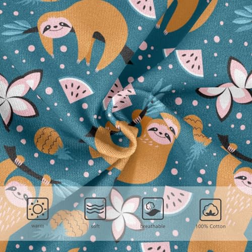 Boys' Underwear Cotton Little Boys Cute Sloths Briefs Soft Toddler Underwear 2T-8Y3