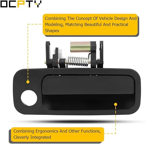 Miniatura 3 de OCPTY Manijas de puerta de repuesto para el lado del conductor, para interiores y exteriores, 1997-2001 para manijas de puerta interiores exteriores