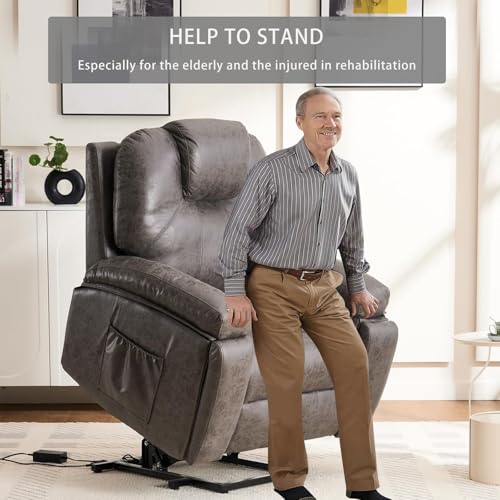 Sillón eléctrico reclinable con asistente para adulto mayor miniatura 3