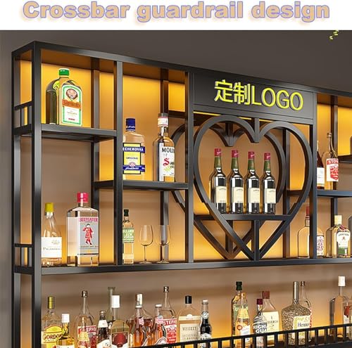 Casier à vin mural LED : finie la cuisine encombrée avec ce rack en fer
