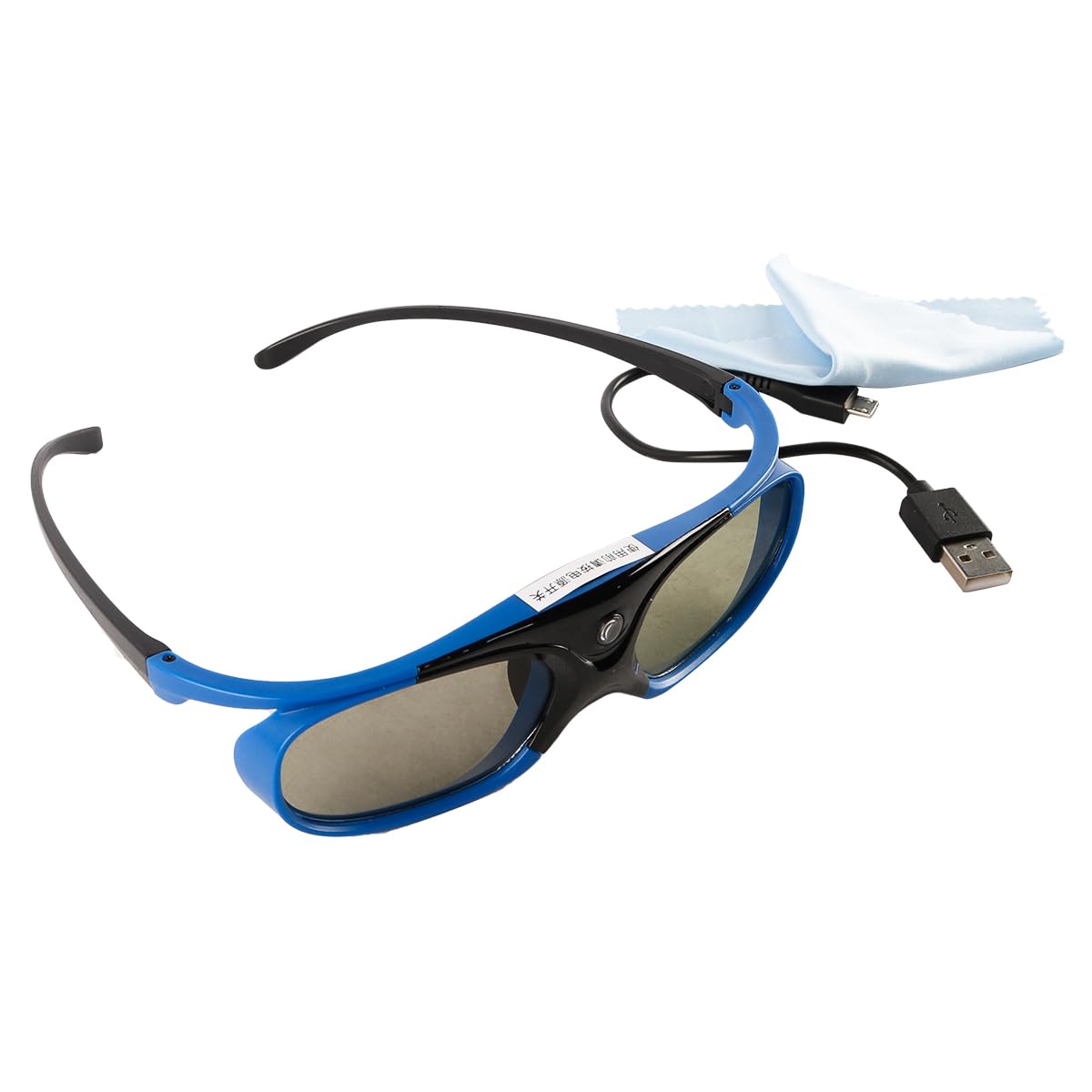 3D-DLP-Link-Brille, Active Shutter 3D-DLP-Link-Brille, wiederaufladbar, 144 Hz, geeignet für alle 3D-DLP-Projektoren