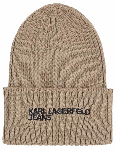 Bonnet Karl Lagerfeld Jeans homme beige idéal pour le style urbain