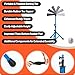 UbiCoSptJoy Baseball Batting Tee for Kids Aged 3-8, Height Adjustable (20.3” to 30.5”) Softball Tee for Hitting Training, Portable and Collapsible Travel Tee with 2 Tee Toppers and Carry Bag, Blue